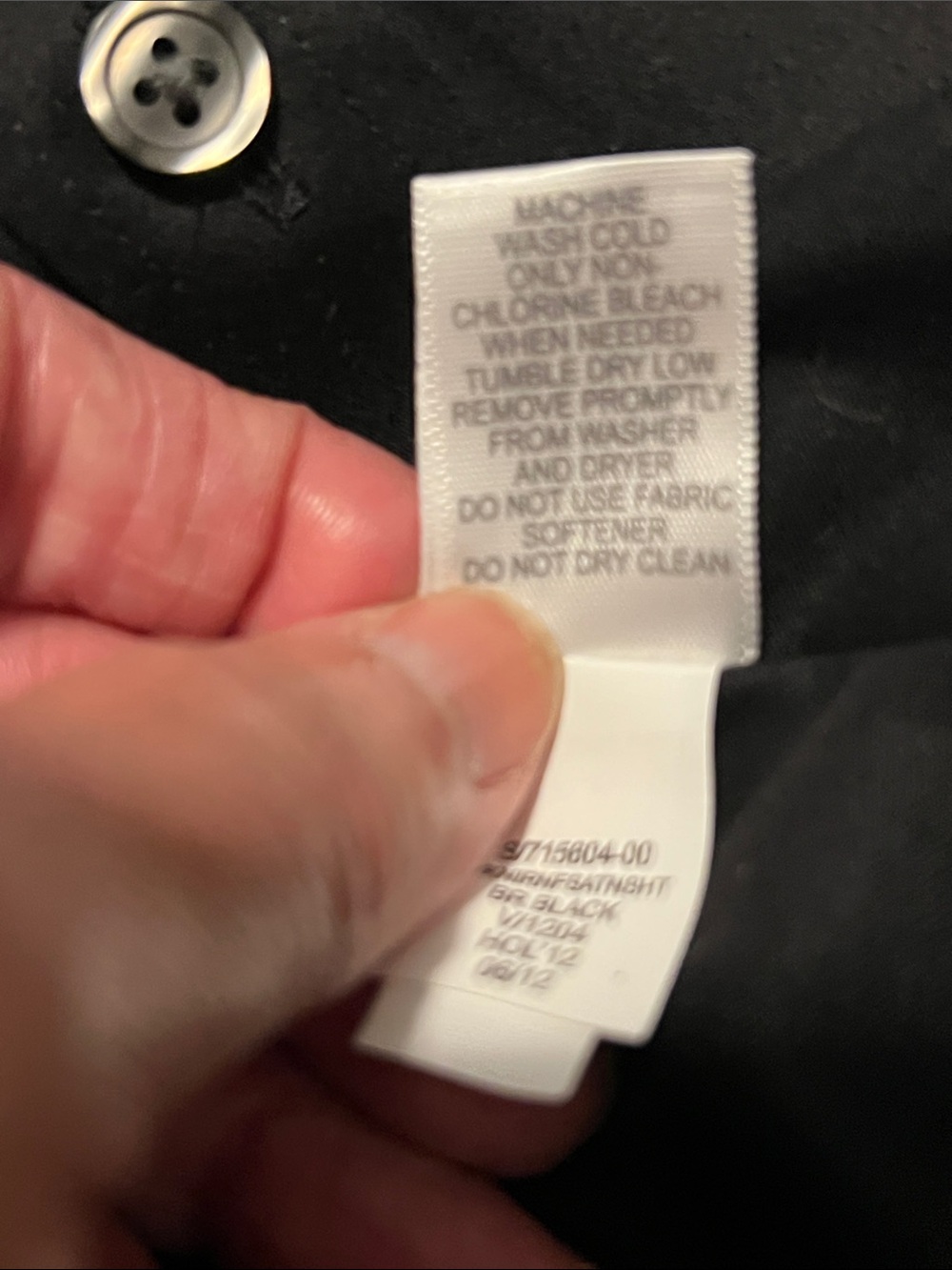 Banana Republic Black Button-Front Women's Shirt - Picture 13 of 14